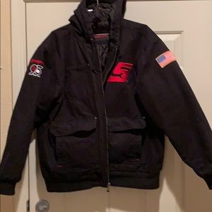 snap on winter jacket
